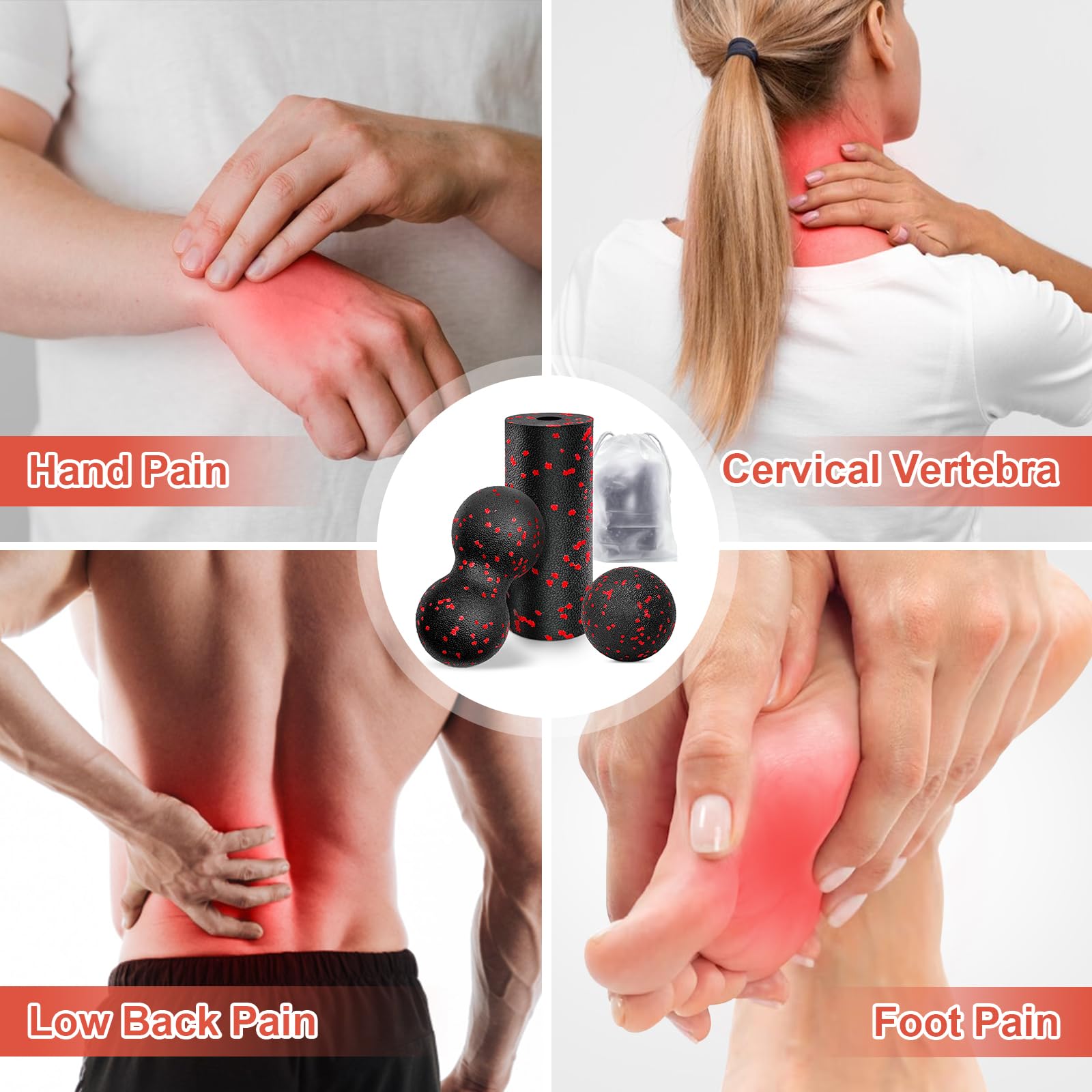 Hollow Yoga Roller Massage Pea - Gym Ball recension och pris