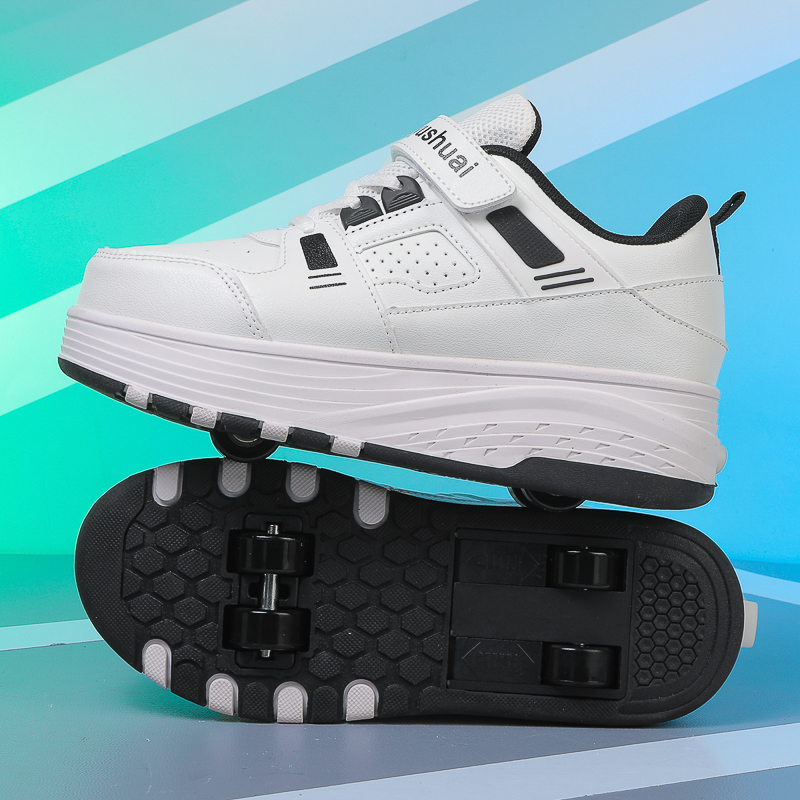 Kids 4‑Wheel Retractable Rolle - Skateboard recension och pris