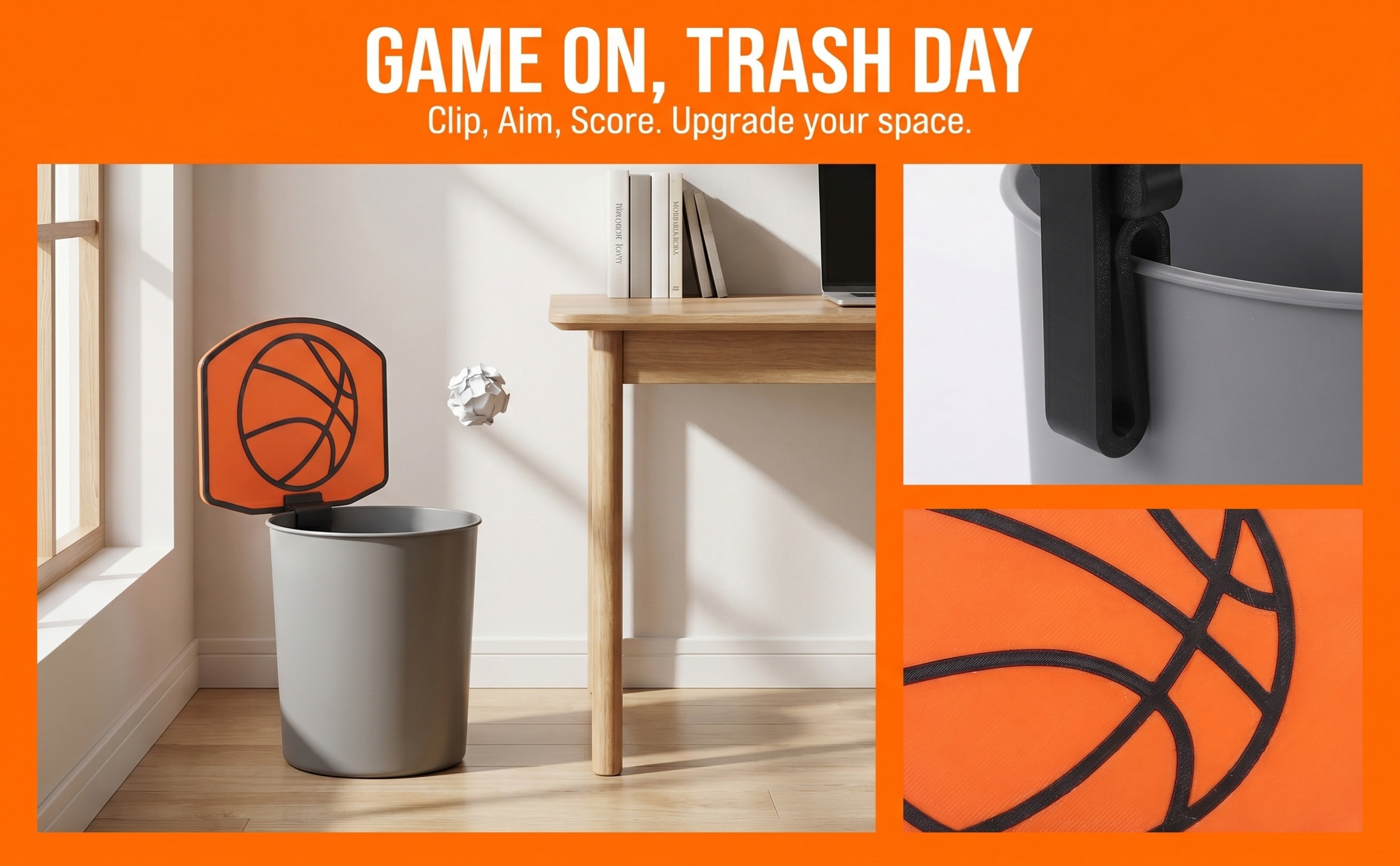 Basketball Trash Can Hoop Mini - Basketball Hoop recension och pris