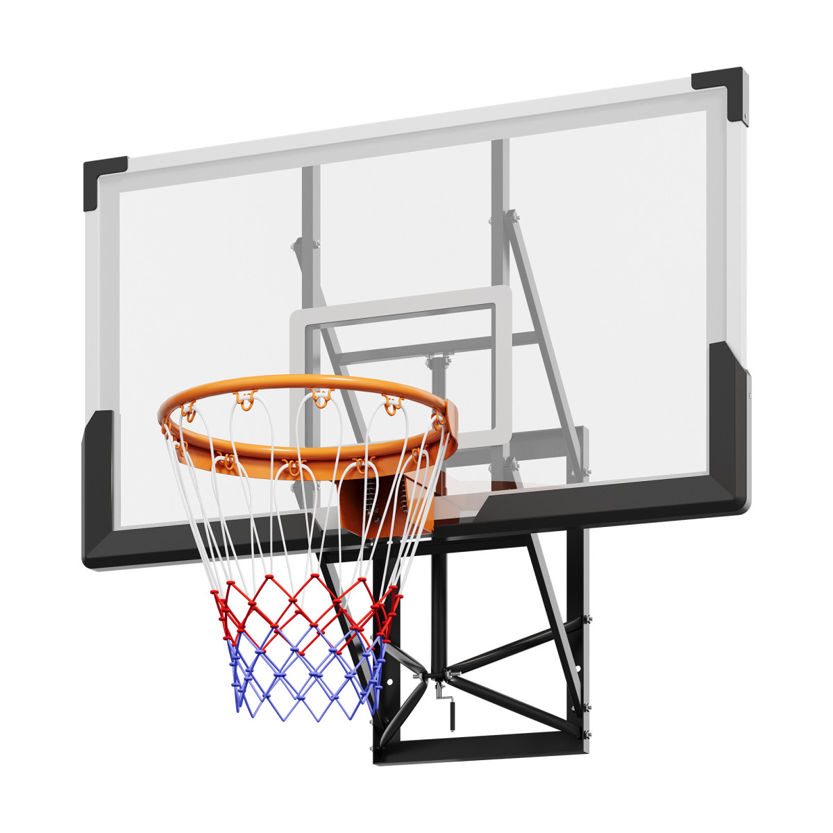 Adjustable Wall-Mounted Basket - Basketball Hoop recension och pris